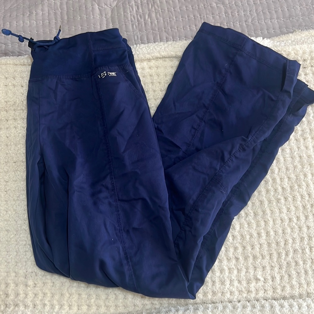 Grey’s anatomy size xs active high waist scrub pants navy